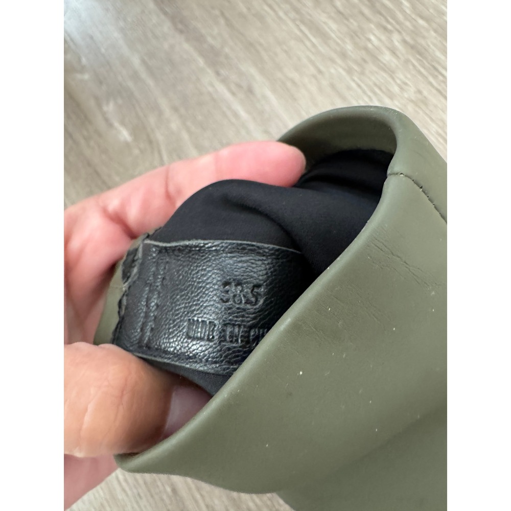 Rag & Bone Shiloh Sport Boots Olive Green Rubber Lug Sole Ankle Boots 38.5 - Picture 8 of 9